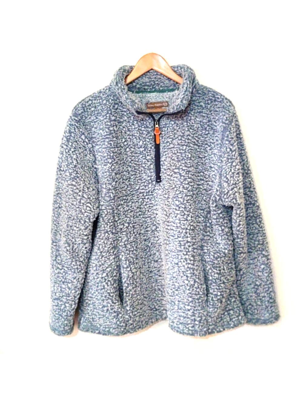 Victory Outfitters green quarter zip sherpa Pullover